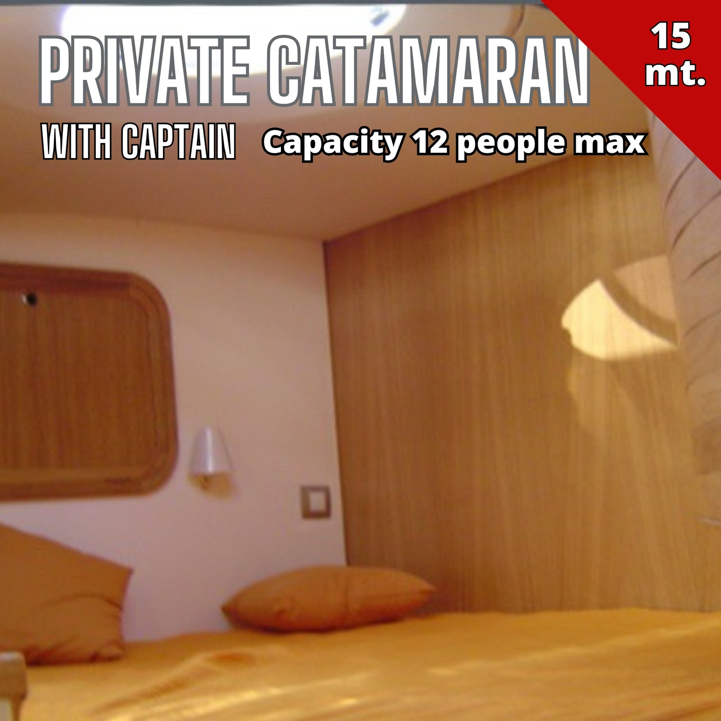 boat hire gran canaria - damiluvi - private catamaran rental - bedroom
