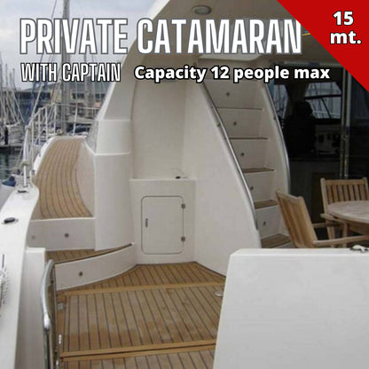 boat hire gran canaria - damiluvi - private catamaran rental - main entrance