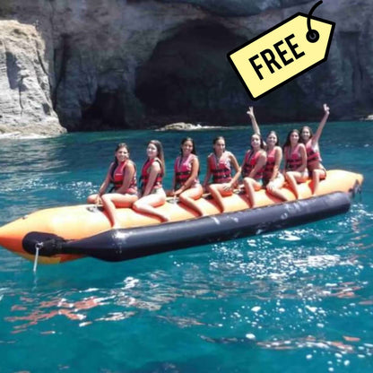 catamaran boat trip gran canaria - free banana boat